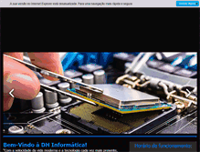 Tablet Screenshot of dhinformatica.com